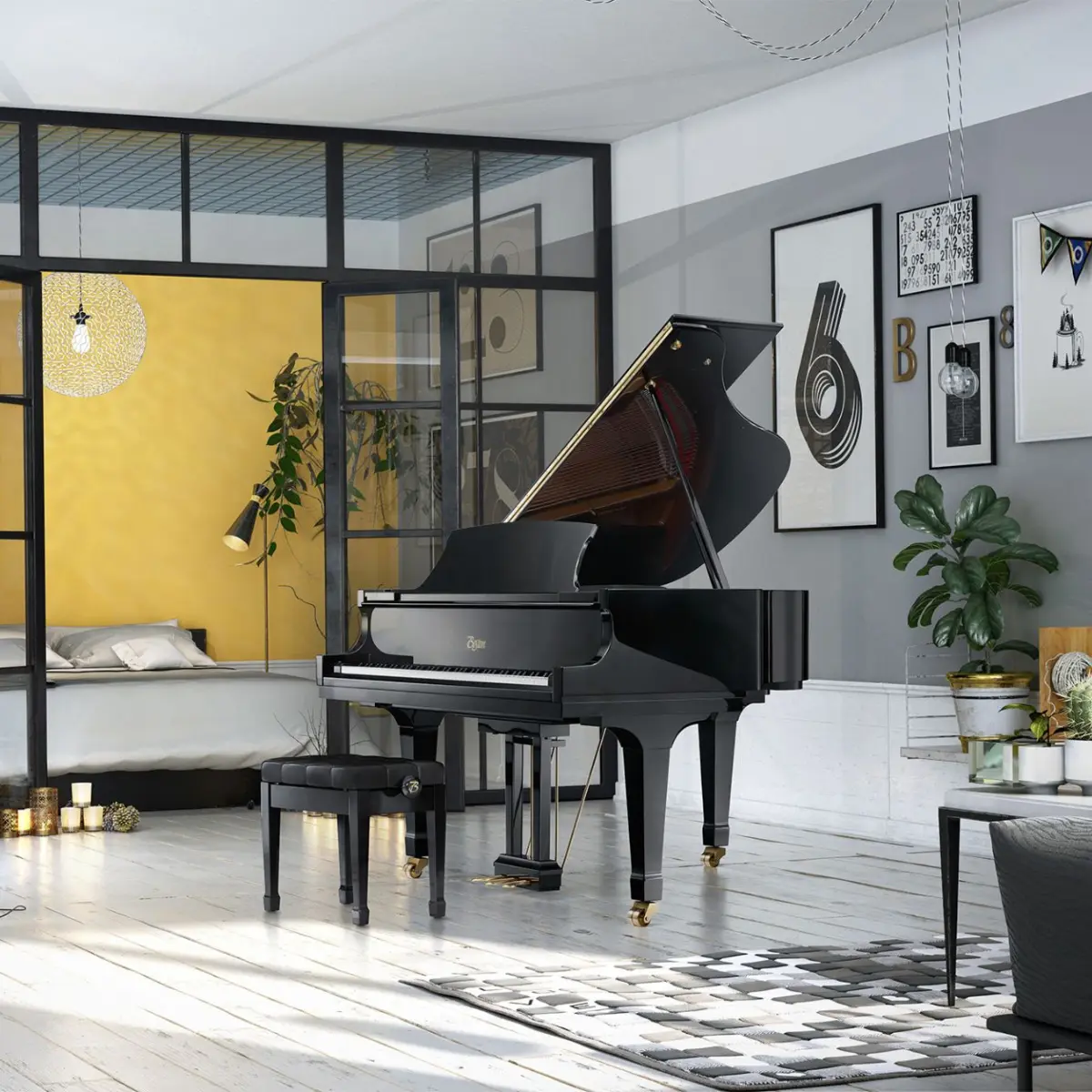 Giới thiệu về đàn piano Boston GP156