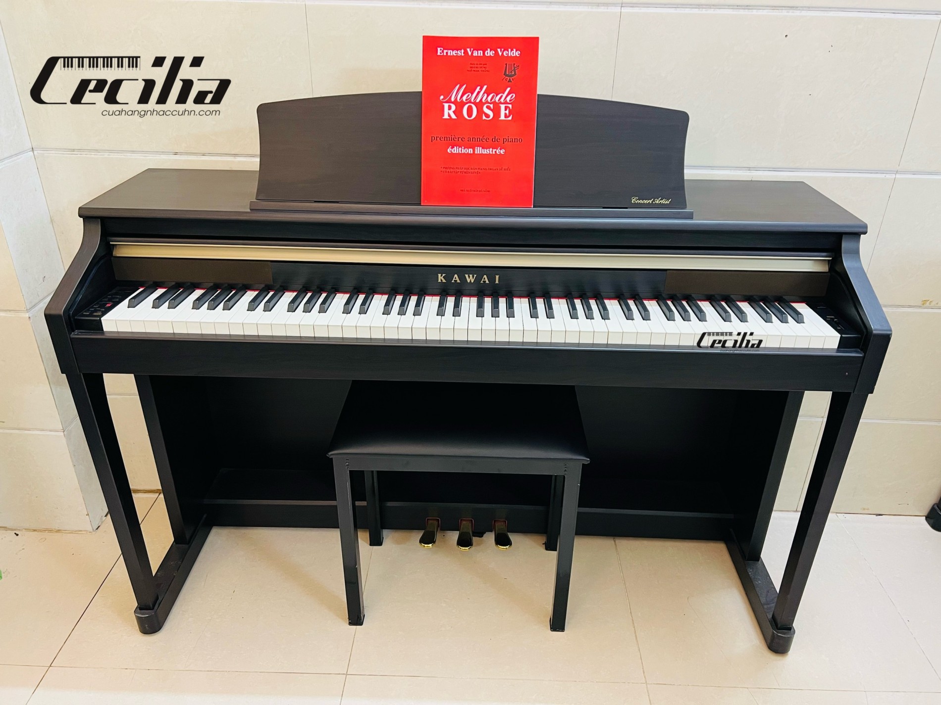 Giới thiệu về đàn piano điện Kawai CA 15