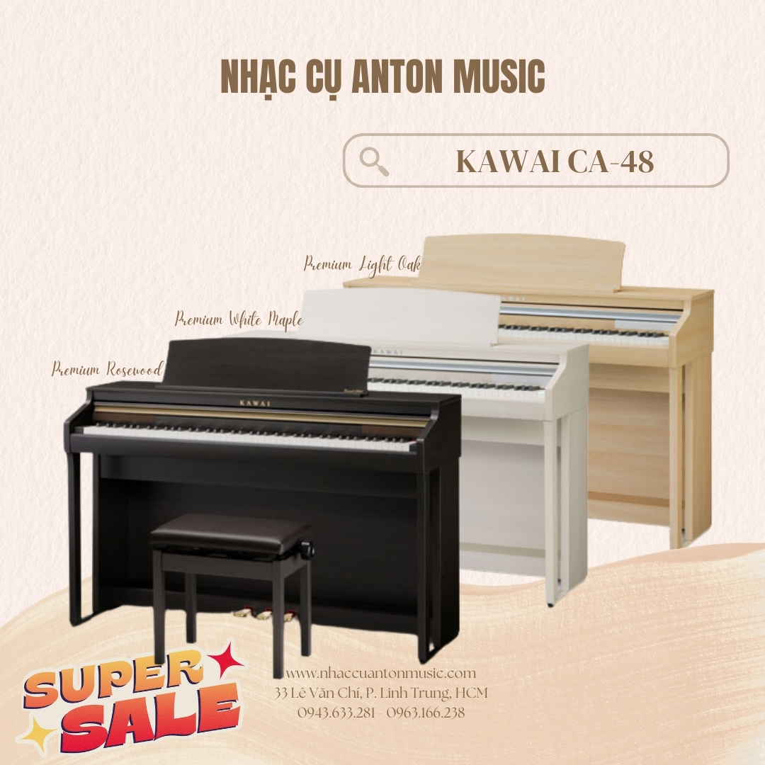 Các tính năng nổi bật của đàn piano điện Kawai CA 48