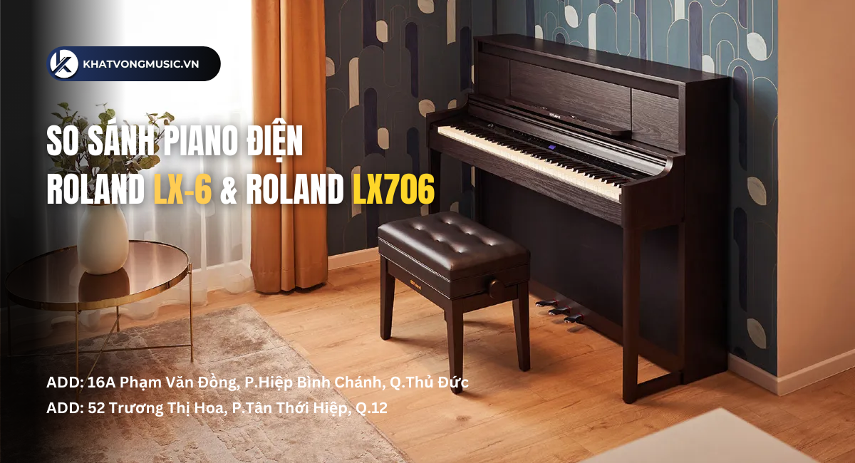 So sánh đàn Piano điện Roland LX 7 với các model khác