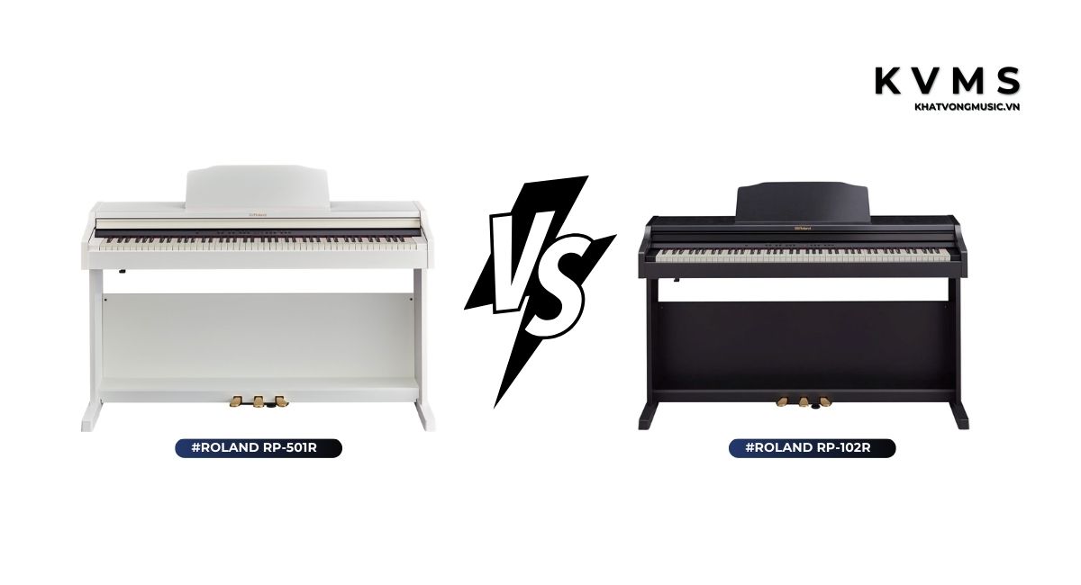 So sánh Roland RP 102 với các mẫu đàn piano điện khác