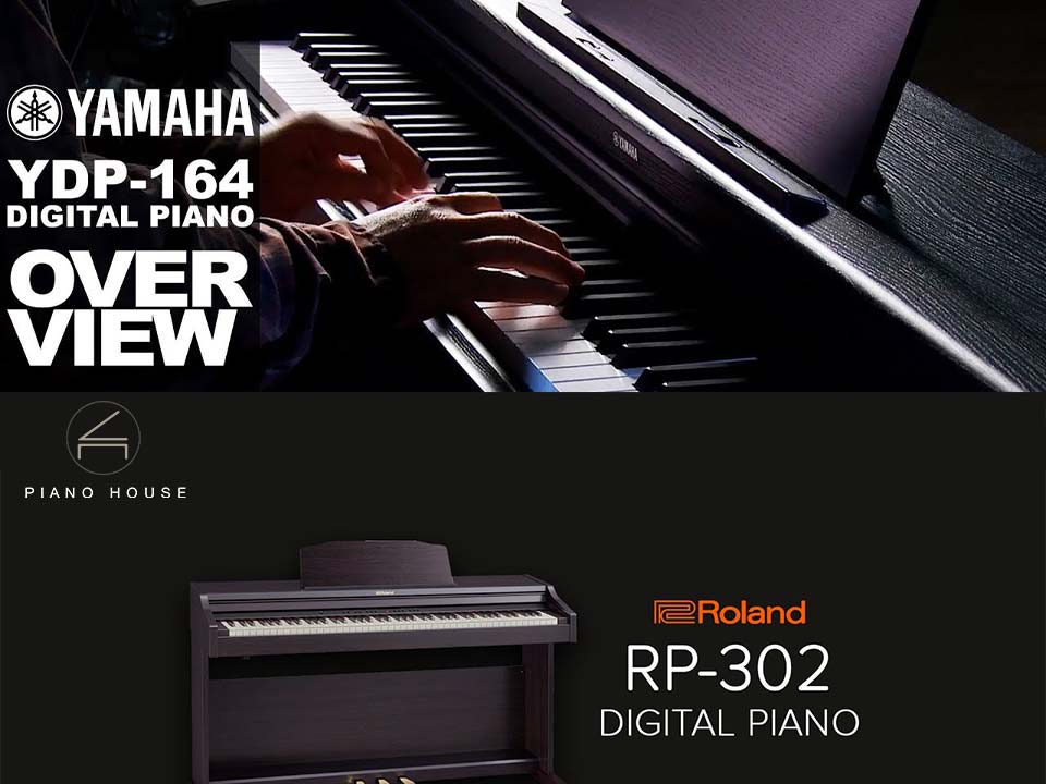 So sánh Roland RP 302 với các mẫu đàn piano điện khác