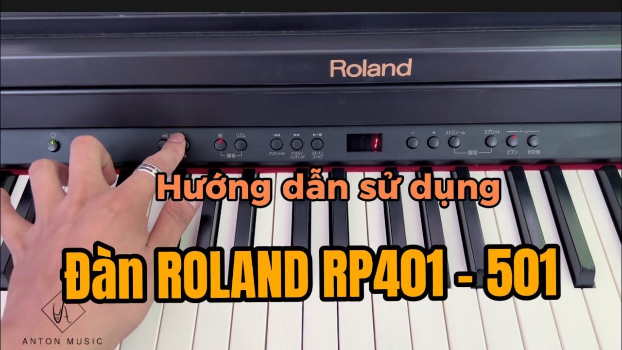 Hướng dẫn sử dụng đàn piano điện Roland RP 401R cho người mới bắt đầu