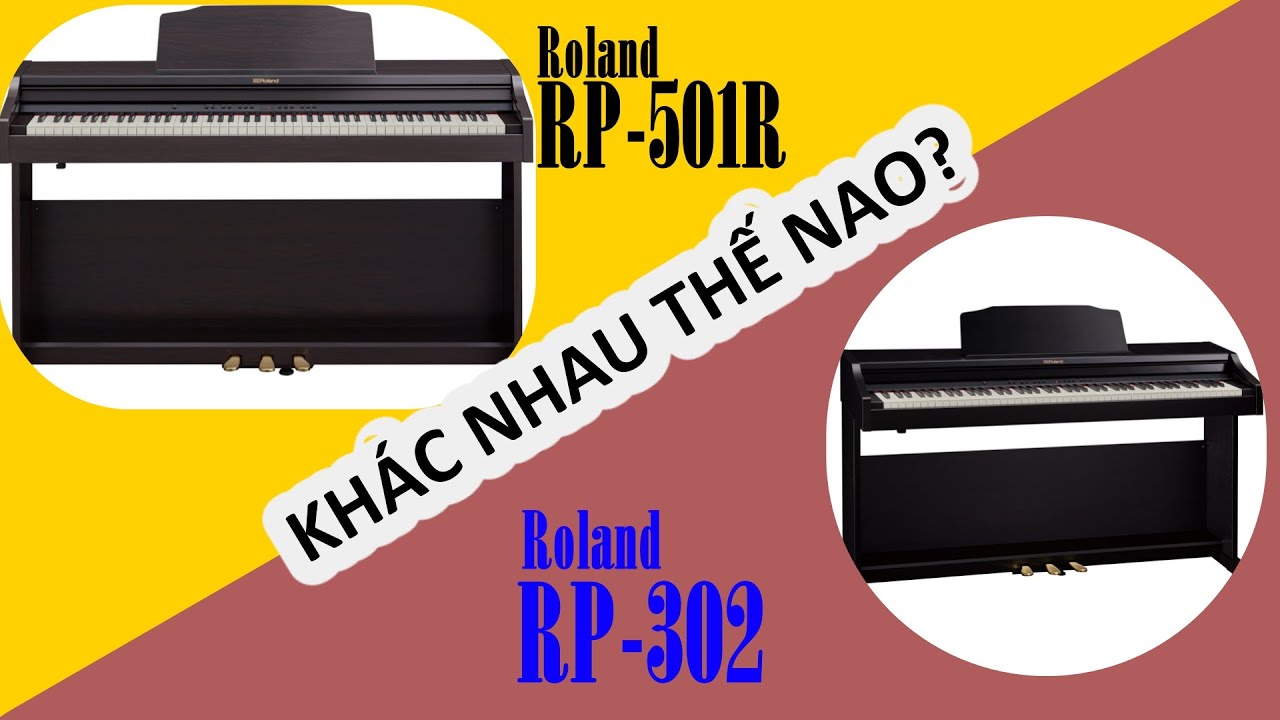 So sánh đàn Piano Roland RP 501R với các model khác