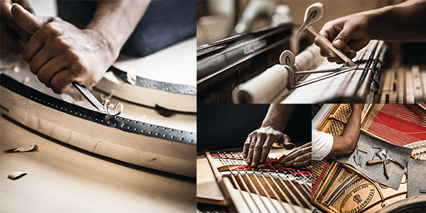 Quy trình sản xuất đàn piano Steinway