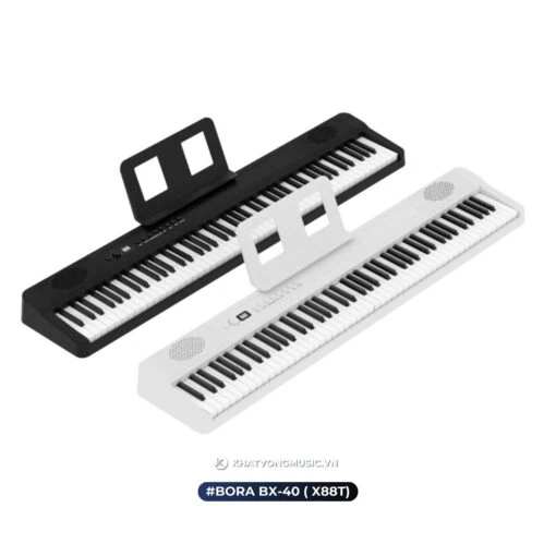 Piano Bora BX-40 (X88T) Đen: Đàn Piano Điện Tốt Nhất Cho Người Mới Bắt Đầu