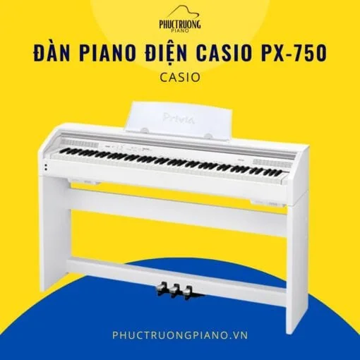 Đàn piano điện Casio PX-750 màu trắng